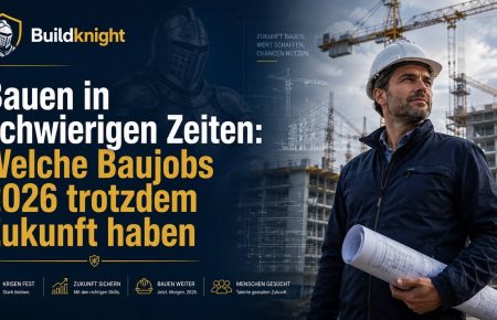Bauen in schwierigen Zeiten: Welche Baujobs 2026 trotzdem Zukunft haben